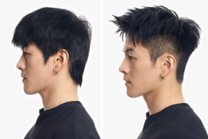 兩側推短的俐落剪裁