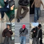 男生牛仔寬褲穿搭