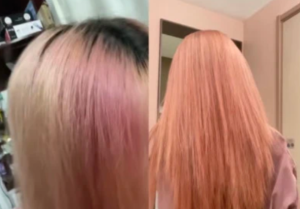 補色洗髮精效果