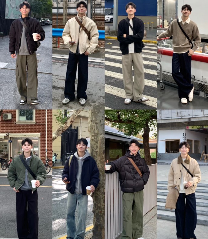 男生牛仔褲穿搭