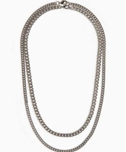 H&M 男士2件裝頸鏈