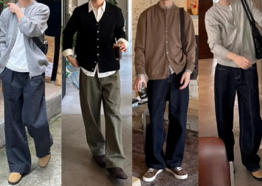 針織外套穿搭男